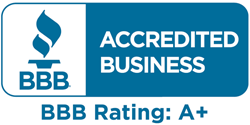 BBB Accredited business A+ Rating