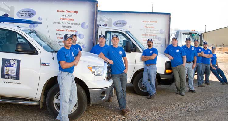 OUR CREW AND FLEET OF SERVICE TRUCKS